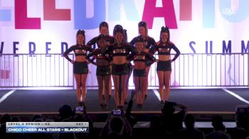 Chico Cheer All Stars - Blackout [2026 L4 Senior - D2 Day 1] 2026 The CELEBRATION: West