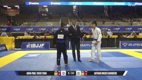 Arthur Breier Barbiero vs John-Paul Thien Tran 2026 Pan Jiu Jitsu IBJJF Championship