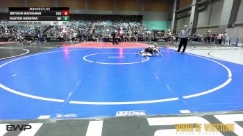 85 lbs Consi Of 16 #1 - Bryson Buchanan, Tecumseh vs Easton Henstra, JWC