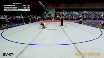 60 lbs Consi Of 8 #2 - Brody Femrite, Suples Wrestling Club vs Lawson Delozier, Ada Youth Wrestling