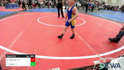 52 lbs Round Of 16 - Dean McInerney, Sallisaw Takedown Club vs Winston Graham, Hulbert