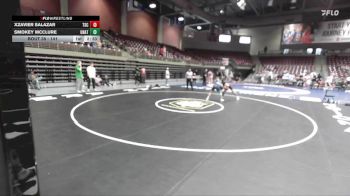 141 lbs Quarterfinal - Xzavier Salazar, Trinidad State College vs Smokey McClure, Unattached