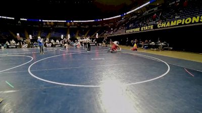 250 lbs Quarterfinal - Ryan Ludwig, Clearfield vs William Barrett, Cumberland Valley