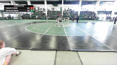 145 lbs Cons. Semi - Grace O`Korn, West Liberty vs Skyelar Smith, West Liberty