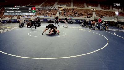 215-D2 Champ. Round 1 - Mario Saavedra, Arizona College Prep vs Gage Jonovich, Buckeye Union High School