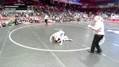 138 lbs D1/d2/d3 Finals (sat 3:00 P.m.) - Perry Baehr, Kaukauna vs Cole Duchateau, Arrowhead