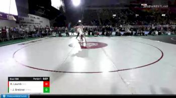 2A 126 lbs Cons. Round 1 - Jerrett Brebner, St. Maries vs Bodee Laumb, Declo