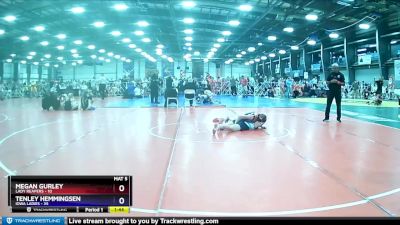 104 lbs Rd# 10- 12:45pm Saturday - Megan Gurley, Lady Reapers vs Tenley Hemmingsen, Iowa Ladies