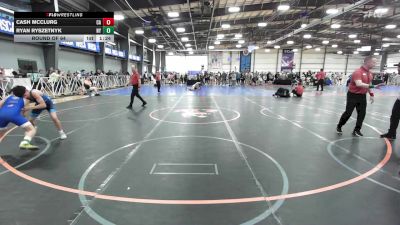 100 lbs Round Of 64 - Cash Mcclurg, CA vs Ryan Ryszetnyk, NY