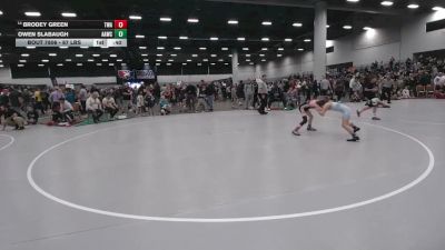 67 lbs Champ. Rd Of 64 - Owen Slabaugh, Alber Athletics Wrestling Club vs Brodey Green, Thoroughbred Wrestling Academy