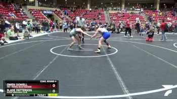 115 lbs Cons. Round 4 - Owen Dowell, WR - Topeka Blue Thunder vs Slade Patterson, Maize Wrestling Club