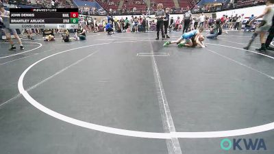 90 lbs Consolation - John Dennis, Marlow Outlaws vs Brantley Arluck, Spartan Mat Club