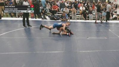 92 lbs Champ. Rd Of 64 - Jude Helmle, The Complete Wrestler vs John Paul Heim, MN Elite