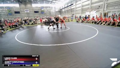 220 lbs Placement Matches (16 Team) - Lance Clark, Iowa vs Garett Kawczynski, Wisconsin
