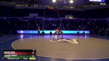 141 lbs Carter Nogle, Air Force vs Julian Tagg, South Dakota State