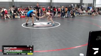 145 lbs Champ. Round 1 - Wyatt Ballard, Unattached vs Moses Elias Chesneau, White Center Warriors Wrestling Club