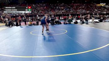 3A 175 lbs Quarterfinal - Razden Harris, Ririe vs Reuger Lenz, North Fremont
