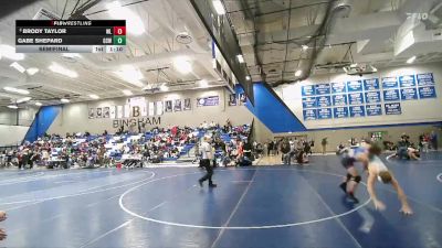 150 lbs Semifinal - Gabe Shepard, Green Canyon Wrestling vs Brody Taylor, Team Prestige Wrestling
