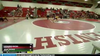 145 lbs Quarterfinals (8 Team) - Leonardo Enciso, Wenatchee vs Jesse Salinas, Selah