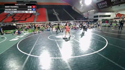 150 lbs Daisy Fackrell, Utah HS Girls vs Calyse Clark, Alaska HS Girls
