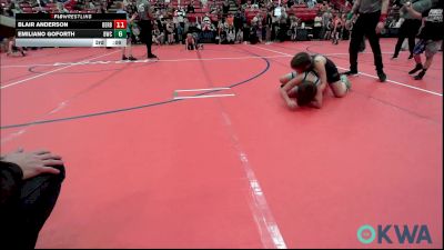 49 lbs Consi Of 4 - Lenora Goodfox, Pawhuska Elks Takedown vs Leilani Ingram, Team Of Hard Knox