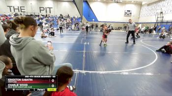 80 lbs Semifinal - Charlie Wood, Bear River Wrestling Club vs Kingston Sabatin, Westlake