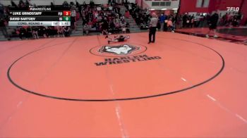 165 lbs Cons. Round 4 - David Sartoev, BUFFALO GROVE vs Luke Grindstaff, Plainfield (NORTH)