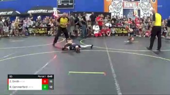60 lbs Round 1 (6 Team) - Zander Smith, Midwest Xtreme Wrestling vs Russell Commerford, Untouchables White