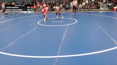 141 lbs Champ. Round 1 - Eddie Bowman, Colorado State University - Pueblo vs Terrell Kinlicheenie, New Mexico Highlands