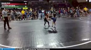 50 lbs Round 3 - Julianna Escobar, Gracie Barra Westchase Wrestling Club vs Khloe Peak, New Mexico