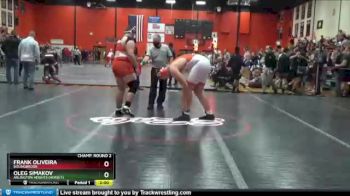 285 lbs Champ. Round 2 - Frank Oliveira, BOLINGBROOK vs Oleg Simakov, Arlington Heights (HERSEY)