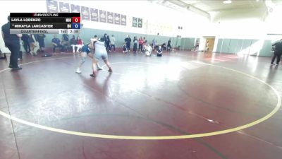 180 lbs Quarterfinal - Layla Lorenzo, Menlo NCWA vs Mikayla Lancaster, Menlo College