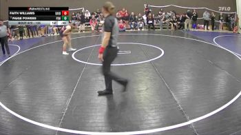 135 lbs Cons. Round 3 - Paige Powers, Peninsula vs Faith Williams, David Douglas