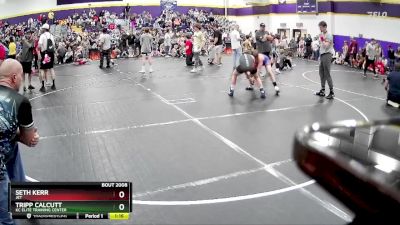 125 lbs Quarterfinal - Seth Kerr, JET vs Tripp Calcutt, KC Elite Training Center