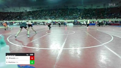 150 lbs Round Of 32 - Maverick Rhoads, Blanchard High School vs Cooper Perkins, Stillwater