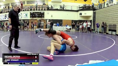 157 lbs Cons. Round 5 - Michael Ortega, Portage Wrestling Club vs Avery Stanley, BWC