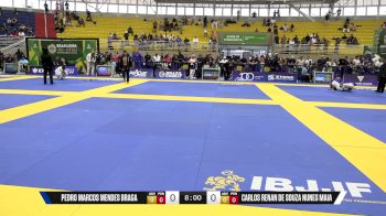 Carlos Renan De Souza Nunes Maia vs Pedro Marcos Mendes Braga 2025 Brasileiro Jiu-Jitsu IBJJF