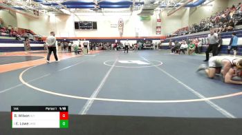 144 lbs Quarterfinal - Ethan Lowe, Normal (University) vs Bryson Wilson, Stanford Olympia