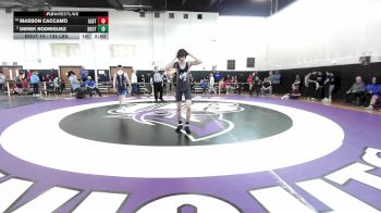 126 lbs Round Of 16 - Masson Caccamo, Gilbert/Torr/Wolc vs Derek Rodriguez, Southington