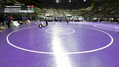 177 lbs Round Of 32 - Isaiah Hernandez, Foothill vs Keegan Robertson, Frontier