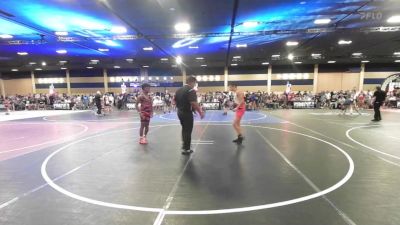 106 kg Rr Rnd 2 - Isaiah Jordan, Vegas Sport Wrestling vs Aiden Sweat, Kalispell Wrestling Club