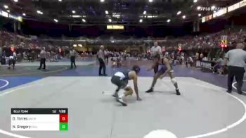 126 lbs Round Of 32 - Derek Torres, Madras Mat Club vs Nathan Gregory, Fighting Squirrels