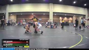 108 lbs Finals (8 Team) - AJ DeLaCruz, Team Palmetto vs Mat Wasson, Ky Extreme