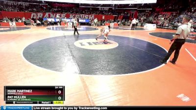 2A 144 lbs 3rd Place Match - Pat Mullen, Elmhurst (IC Catholic) vs Mark Martinez, Deerfield (H.S.)