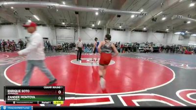 120 lbs Champ. Round 1 - Enrique Soto, Jefferson vs Zander Montoya, Broomfield