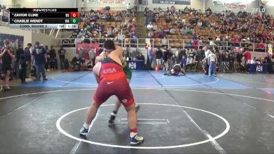 192 lbs Cons. Round 3 - Charlie Wendt, Independent vs Zavior Cline, Shore Sports Club