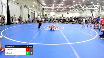 56 lbs Semifinal - Cooper Cerefice, PA Alliance ES A vs Kohyn Deputy, Orchard WC