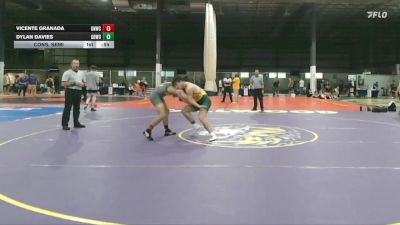157 lbs Cons. Semi - Dylan Davies, Great Bridge Wrestling Club vs Vicente Granada, Great Neck Wrestling Club