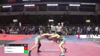 90 lbs Semifinal - Taylen Chanley, Poway Elite vs Derek Padilla, Basic Academy WC