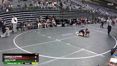 82 lbs Round 5 (6 Team) - Piper Eller, Utah vs Charlie Claymore, North Dakota 2